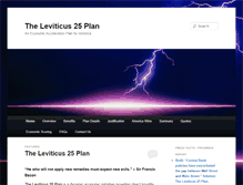 Tablet Screenshot of leviticus25plan.org